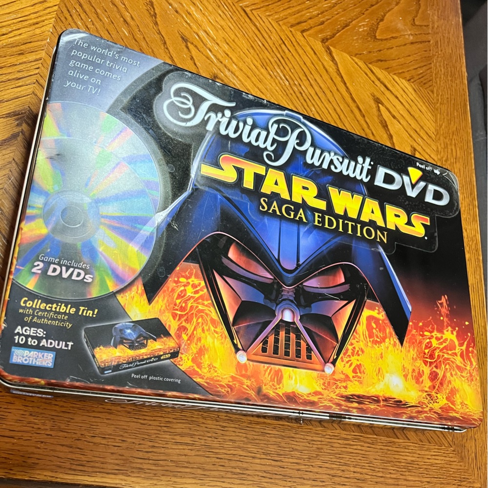 Star Wars Scene It saga Edition trivial pursuit DVD